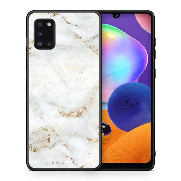 Smartfits Smartfits White Gold Marble - Samsung A31 θήκη
