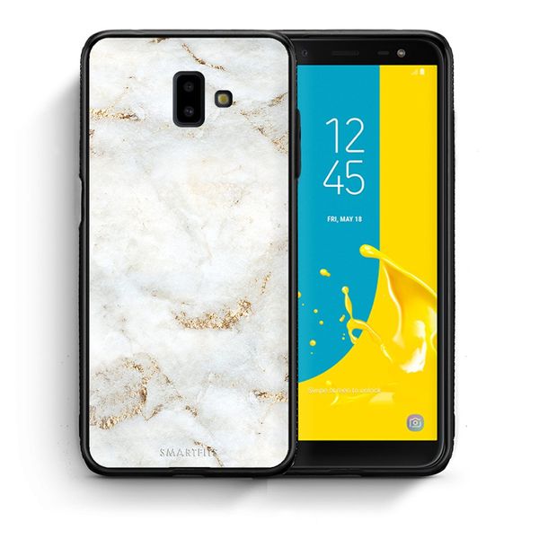 Smartfits Smartfits White Gold Marble - Samsung J6+ θήκη