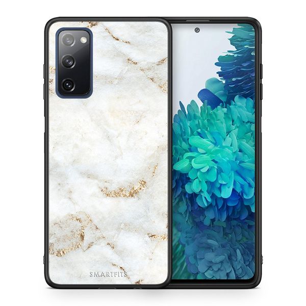 Smartfits Smartfits White Gold Marble - Samsung S20 FE θήκη