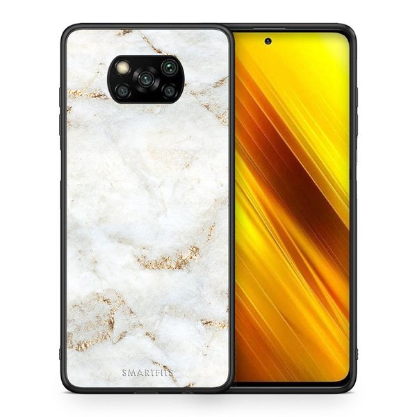 Smartfits Smartfits White Gold Marble - Xiaomi Poco X3 NFC/X3 Pro θήκη