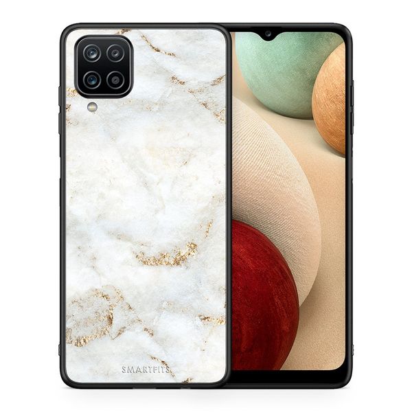 Smartfits Smartfits White Gold Marble - Samsung A12 θήκη