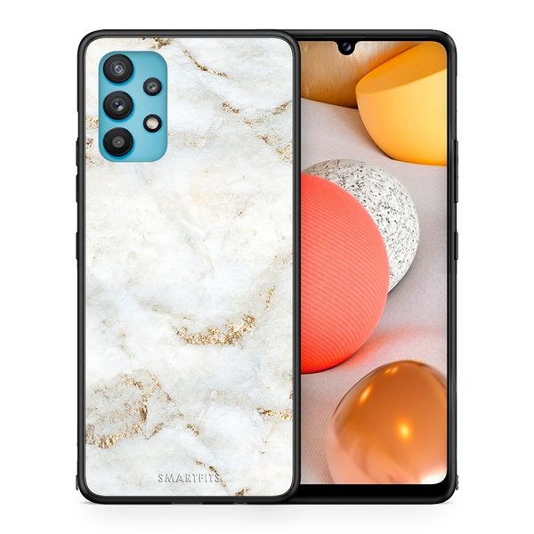 Smartfits White Gold Marble - Samsung A32 5G θήκη
