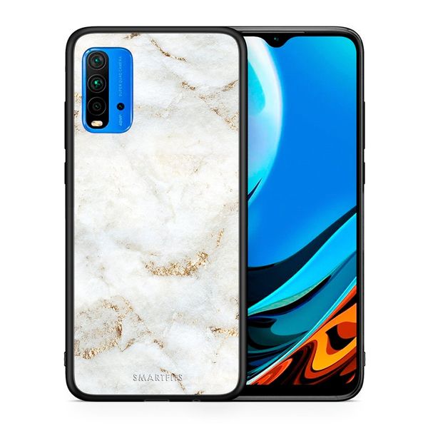 Smartfits Smartfits White Gold Marble - Xiaomi Redmi 9T/Poco M3 θήκη