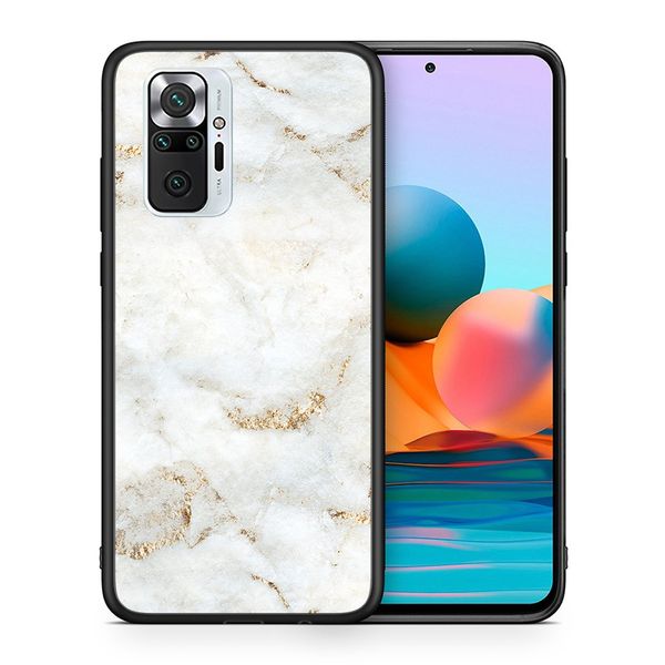 Smartfits Smartfits White Gold Marble - Xiaomi Redmi Note 10 Pro/10 Pro Max θήκη