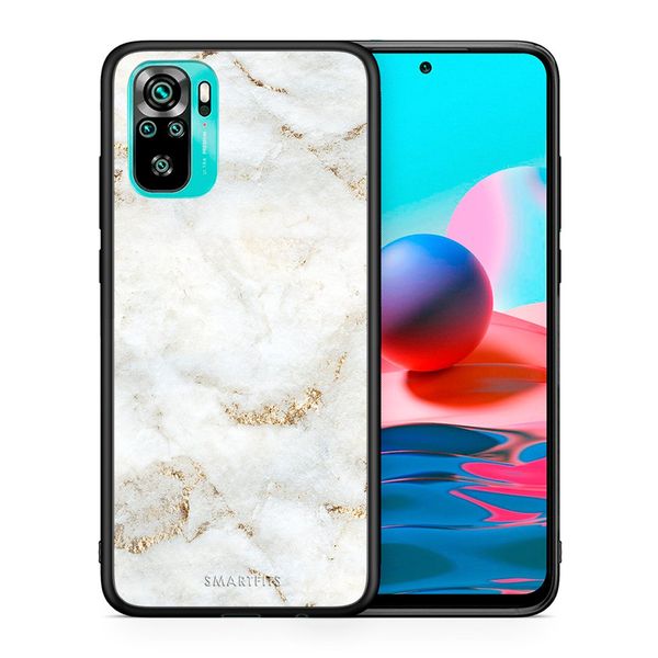 Smartfits Smartfits White Gold Marble - Xiaomi Redmi Note 10S/10 4G θήκη