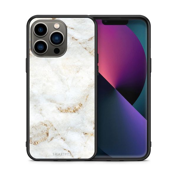 Smartfits Smartfits White Gold Marble - iPhone 13 Pro θήκη