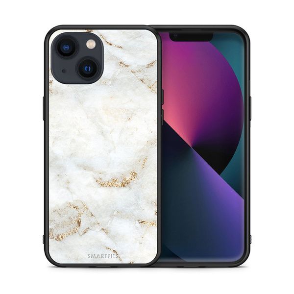 Smartfits Smartfits White Gold Marble - iPhone 13 Mini θήκη