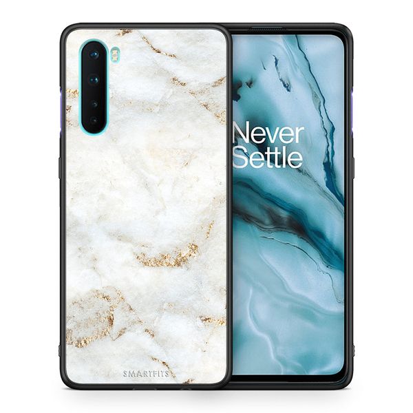 Smartfits Smartfits White Gold Marble - OnePlus Nord 5G θήκη