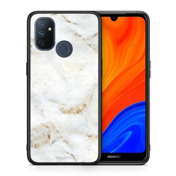 Smartfits Smartfits White Gold Marble - OnePlus Nord N100 θήκη