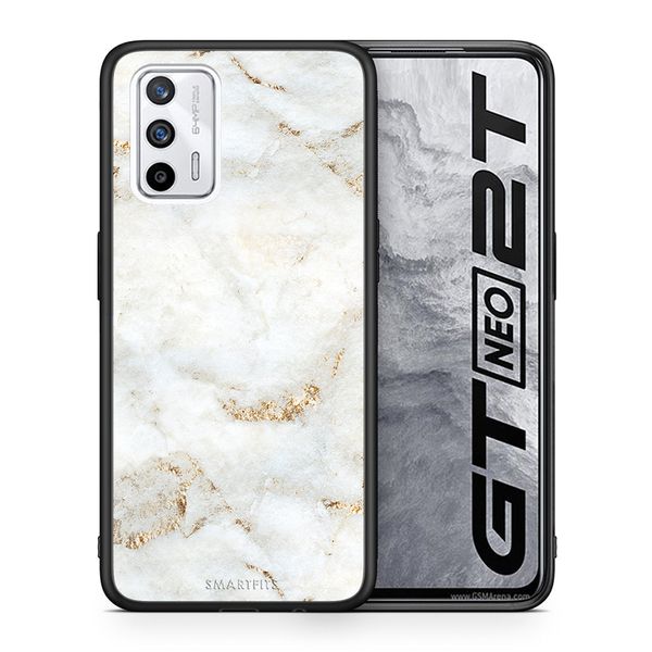 Smartfits Smartfits White Gold Marble - Realme GT θήκη