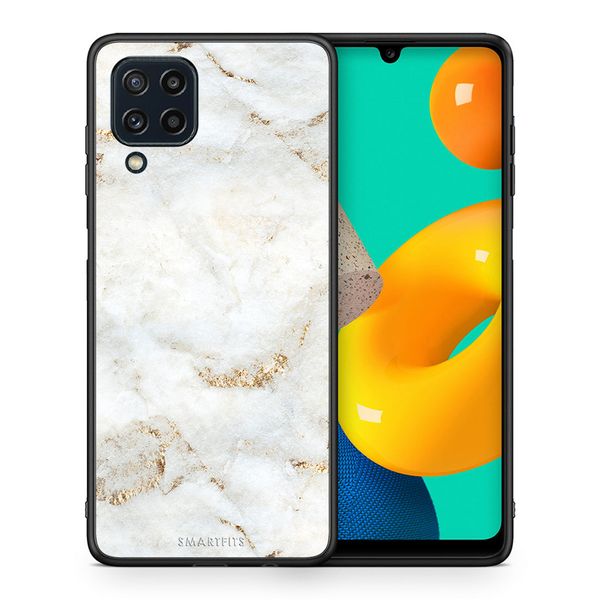 Smartfits White Gold Marble - Samsung M32 4G θήκη