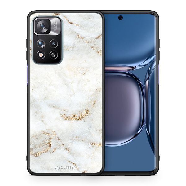 Smartfits Smartfits White Gold Marble - Xiaomi Redmi Note 11 Pro+ θήκη