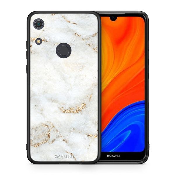 Smartfits Smartfits White Gold Marble - Huawei Y6s θήκη