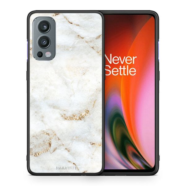 Smartfits Smartfits White Gold Marble - OnePlus Nord 2 5G θήκη