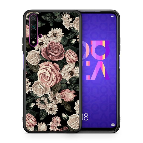 Smartfits Smartfits Flower Wild Roses - Huawei Nova 5T/Honor 20 θήκη