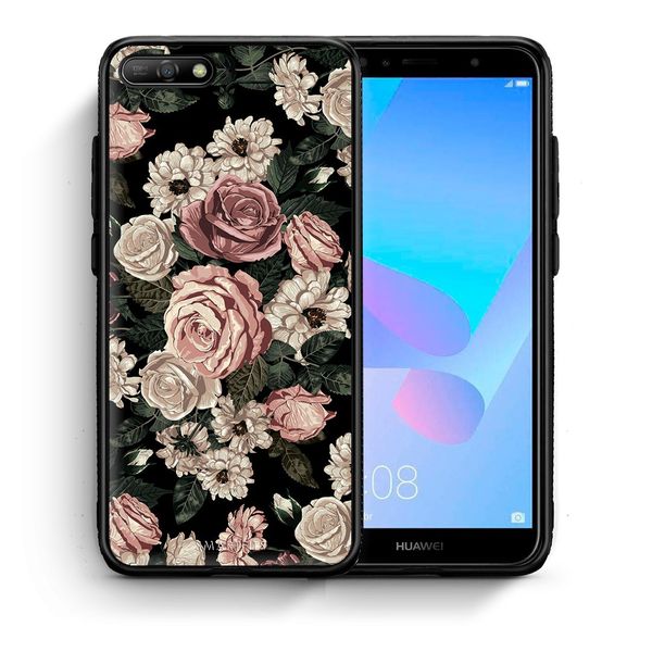 Smartfits Smartfits Flower Wild Roses - Huawei Y6 2018 θήκη