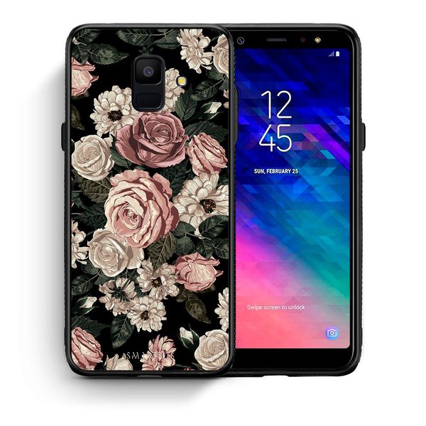 Smartfits Flower Wild Roses - Samsung A6 2018 θήκη