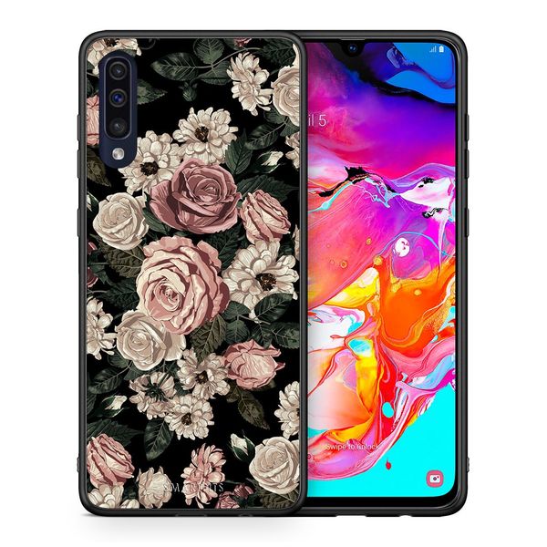 Smartfits Flower Wild Roses - Samsung A70 θήκη