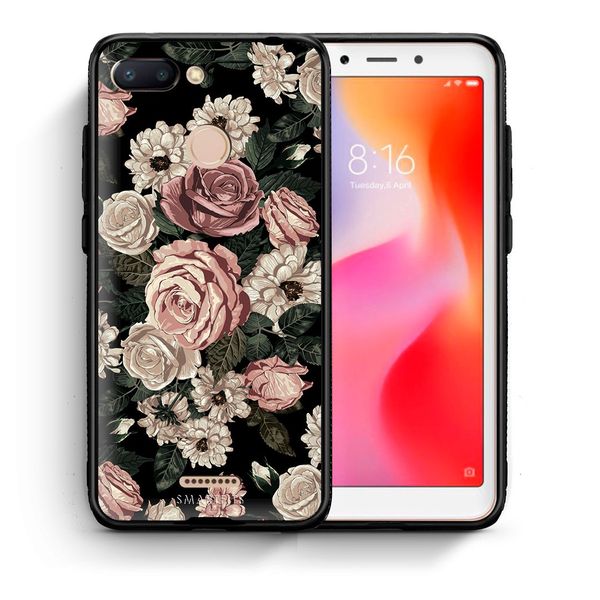 Smartfits Smartfits Flower Wild Roses - Xiaomi Redmi 6 θήκη