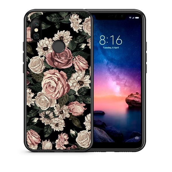 Smartfits Smartfits Flower Wild Roses - Xiaomi Redmi Note 6 Pro θήκη