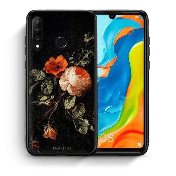 Smartfits Smartfits Vintage Roses - Huawei P30 Lite θήκη