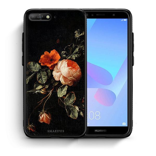 Smartfits Smartfits Vintage Roses - Huawei Y6 2018 θήκη