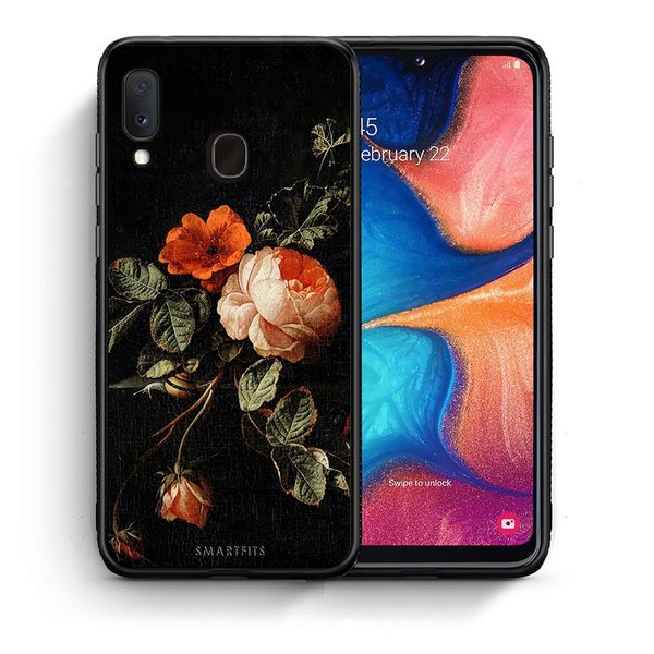 Smartfits Vintage Roses - Samsung A20e θήκη