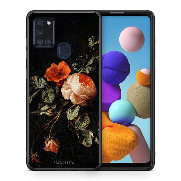 Smartfits Smartfits Vintage Roses - Samsung A21s θήκη
