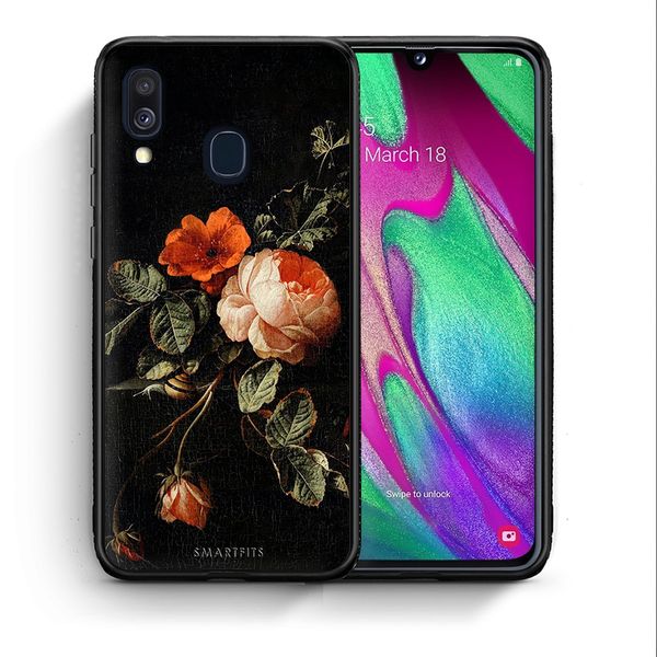 Smartfits Vintage Roses - Samsung A40 θήκη