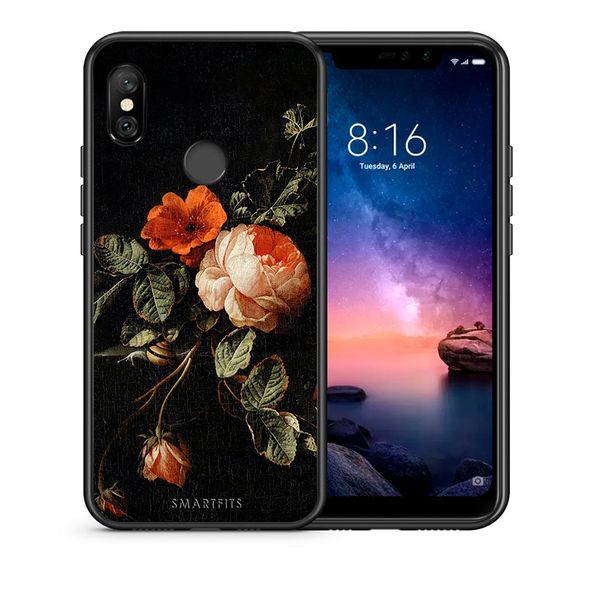 Smartfits Smartfits Vintage Roses - Xiaomi Redmi Note 6 Pro θήκη