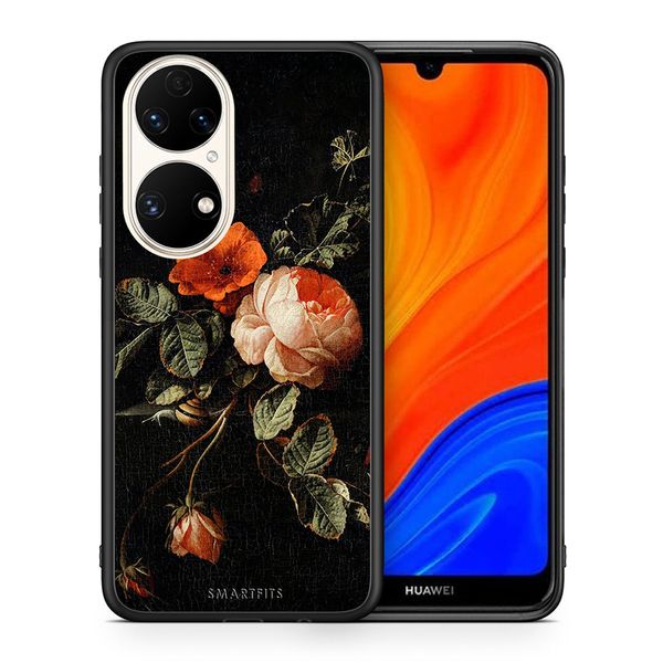 Smartfits Smartfits Vintage Roses - Huawei P50 θήκη