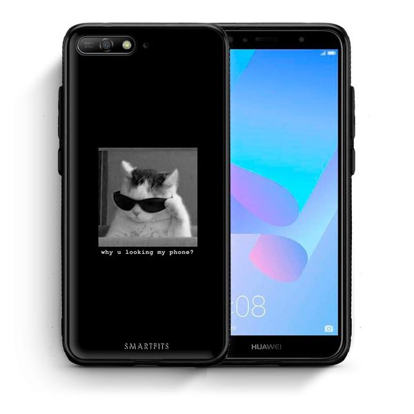 Smartfits Smartfits Meme Cat - Huawei Y6 2018 θήκη