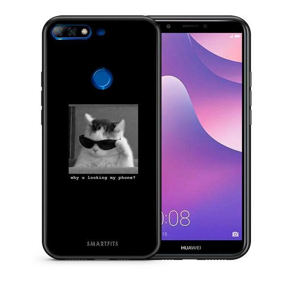 Smartfits Smartfits Meme Cat - Huawei Y7 2018/Honor 7C θήκη