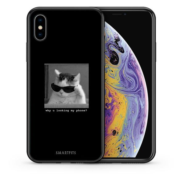 Smartfits Smartfits Meme Cat - iPhone X/Xs θήκη