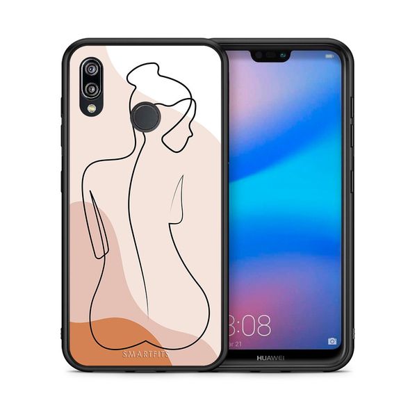 Smartfits Smartfits LineArt Woman - Huawei P20 Lite θήκη