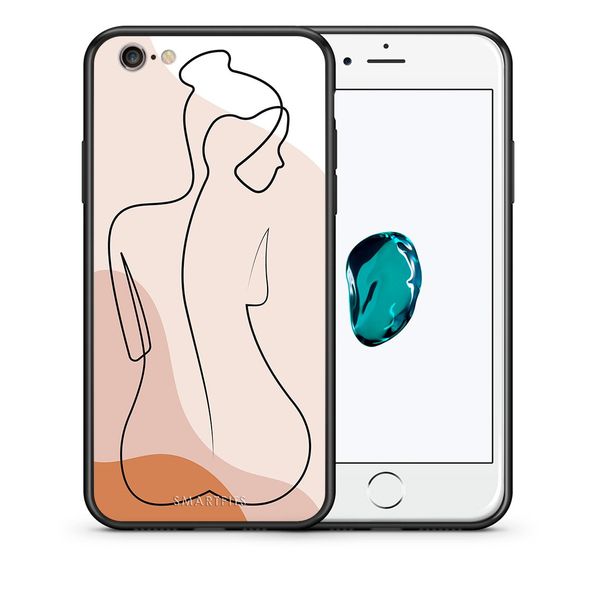 Smartfits Smartfits LineArt Woman - iPhone 7/8/SE 2020 θήκη