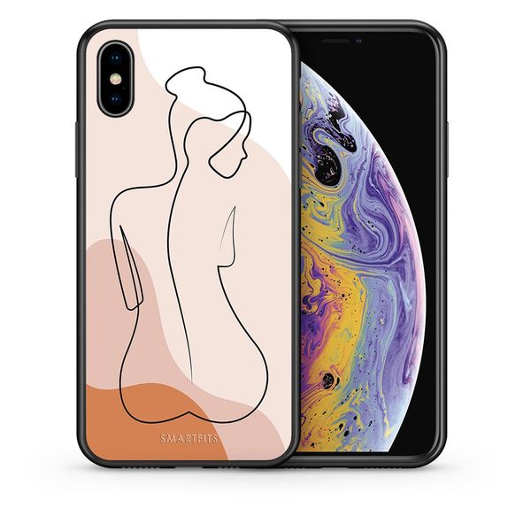 Smartfits Smartfits LineArt Woman - iPhone X/Xs θήκη