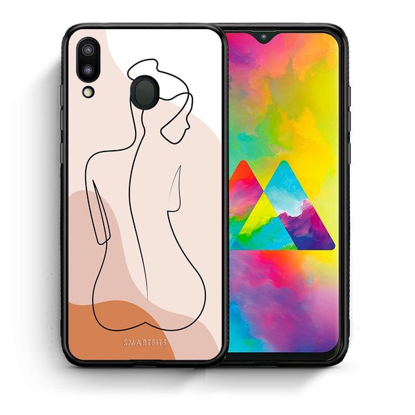Smartfits Smartfits LineArt Woman - Samsung M20 θήκη