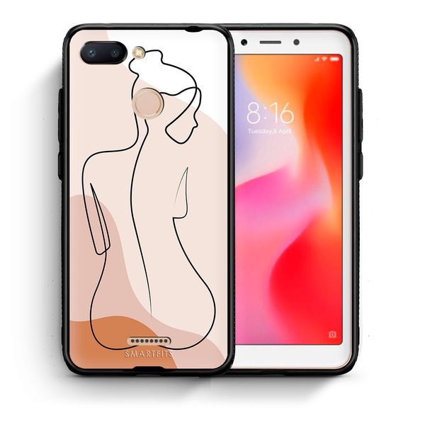 Smartfits Smartfits LineArt Woman - Xiaomi Redmi 6 θήκη