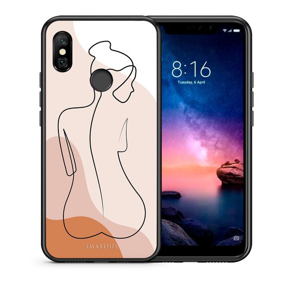 Smartfits Smartfits LineArt Woman - Xiaomi Redmi Note 6 Pro θήκη