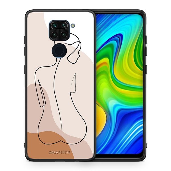 Smartfits Smartfits LineArt Woman - Xiaomi Redmi Note 9 θήκη