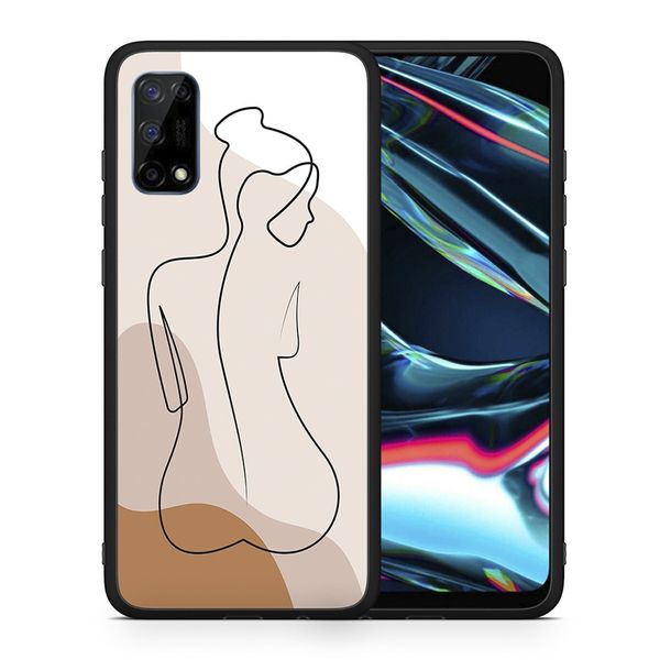 Smartfits Smartfits LineArt Woman - Realme 7 Pro θήκη