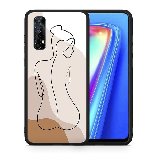 Smartfits Smartfits LineArt Woman - Realme 7 θήκη