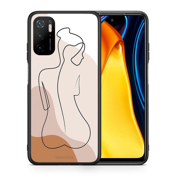 Smartfits Smartfits LineArt Woman - Xiaomi Redmi Note 10 5G/Poco M3 Pro θήκη