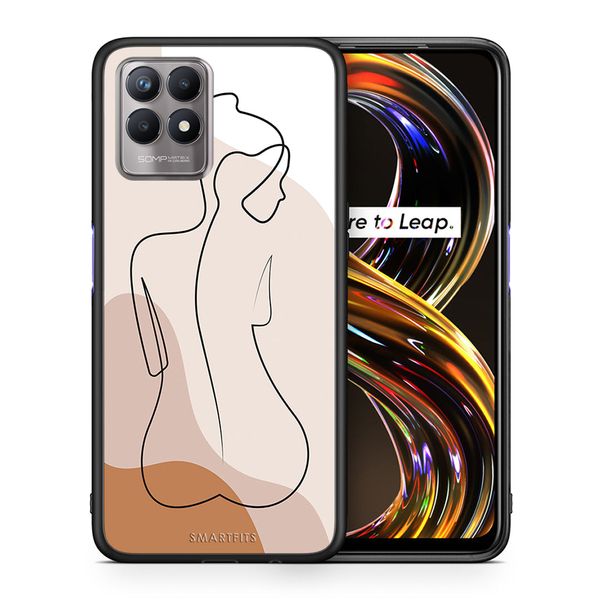 Smartfits Smartfits LineArt Woman - Realme 8i θήκη