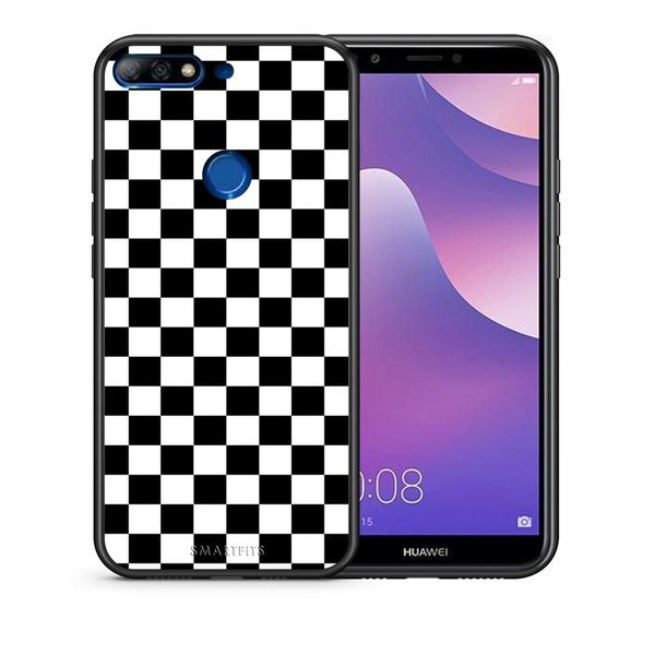 Smartfits Smartfits Geometric Squares - Huawei Y7 2018/Honor 7C θήκη