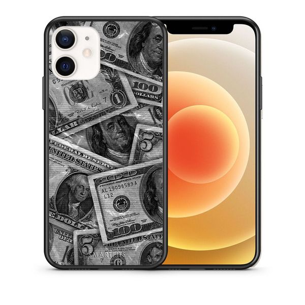 Smartfits Smartfits Money Dollars - iPhone 12 Mini θήκη