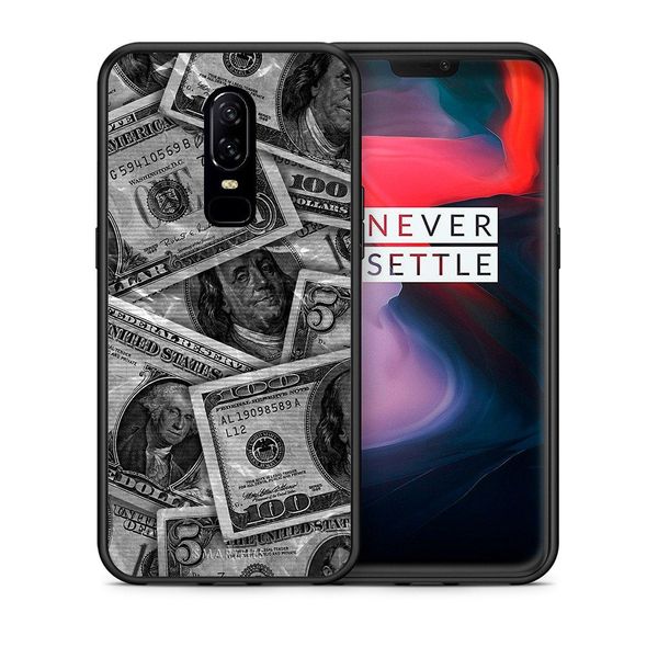 Smartfits Smartfits Money Dollars - OnePlus 6 θήκη