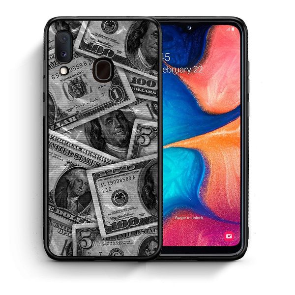 Smartfits Money Dollars - Samsung A20e θήκη