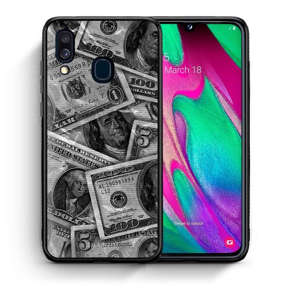 Smartfits Money Dollars - Samsung A40 θήκη